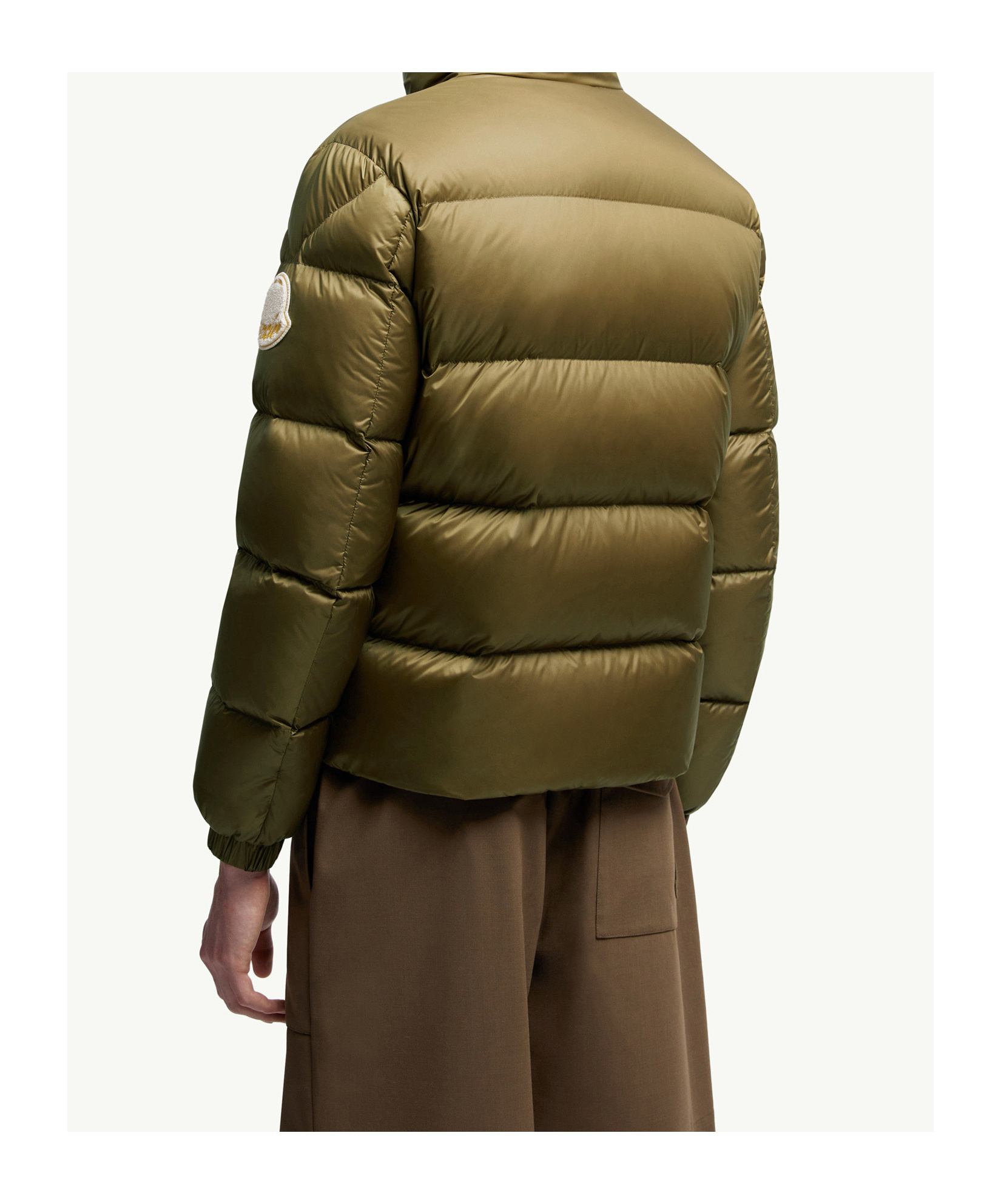 Moncler Tripiti Short Down Jacket In Green