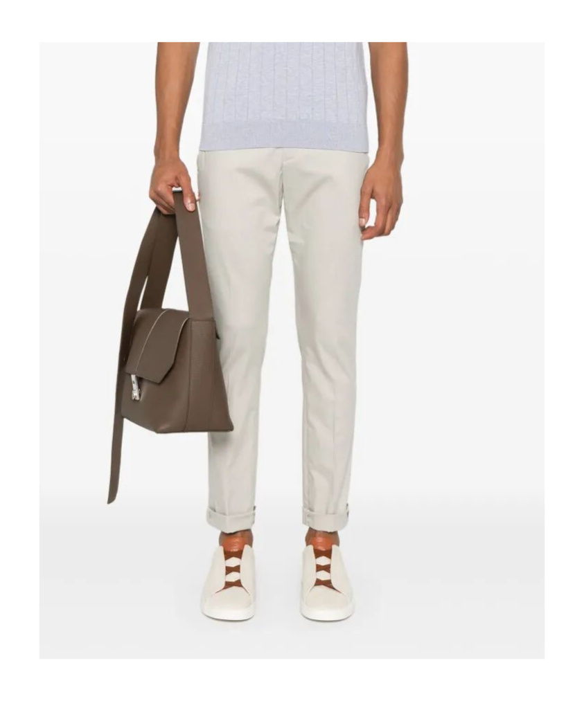Dondup Belt Loops Slacks In White