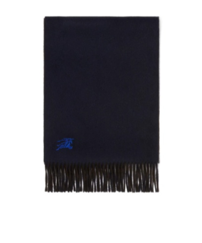 Burberry Reversible Ekd Embroidered Cashmere Scarf