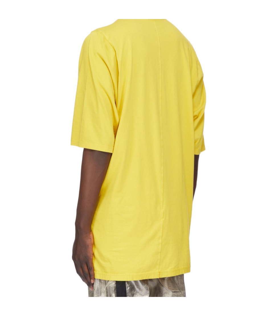 Rick Owens Drkshdw Short-sleeved T-shirt In Yellow