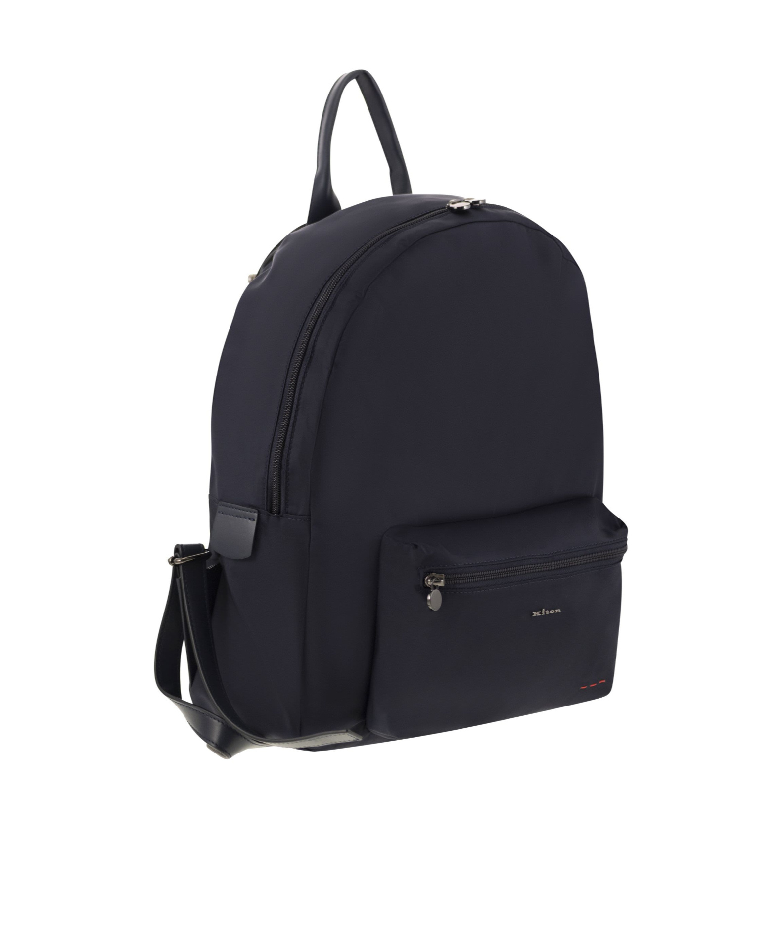 Kiton Technical Fabric Backpack With Logo