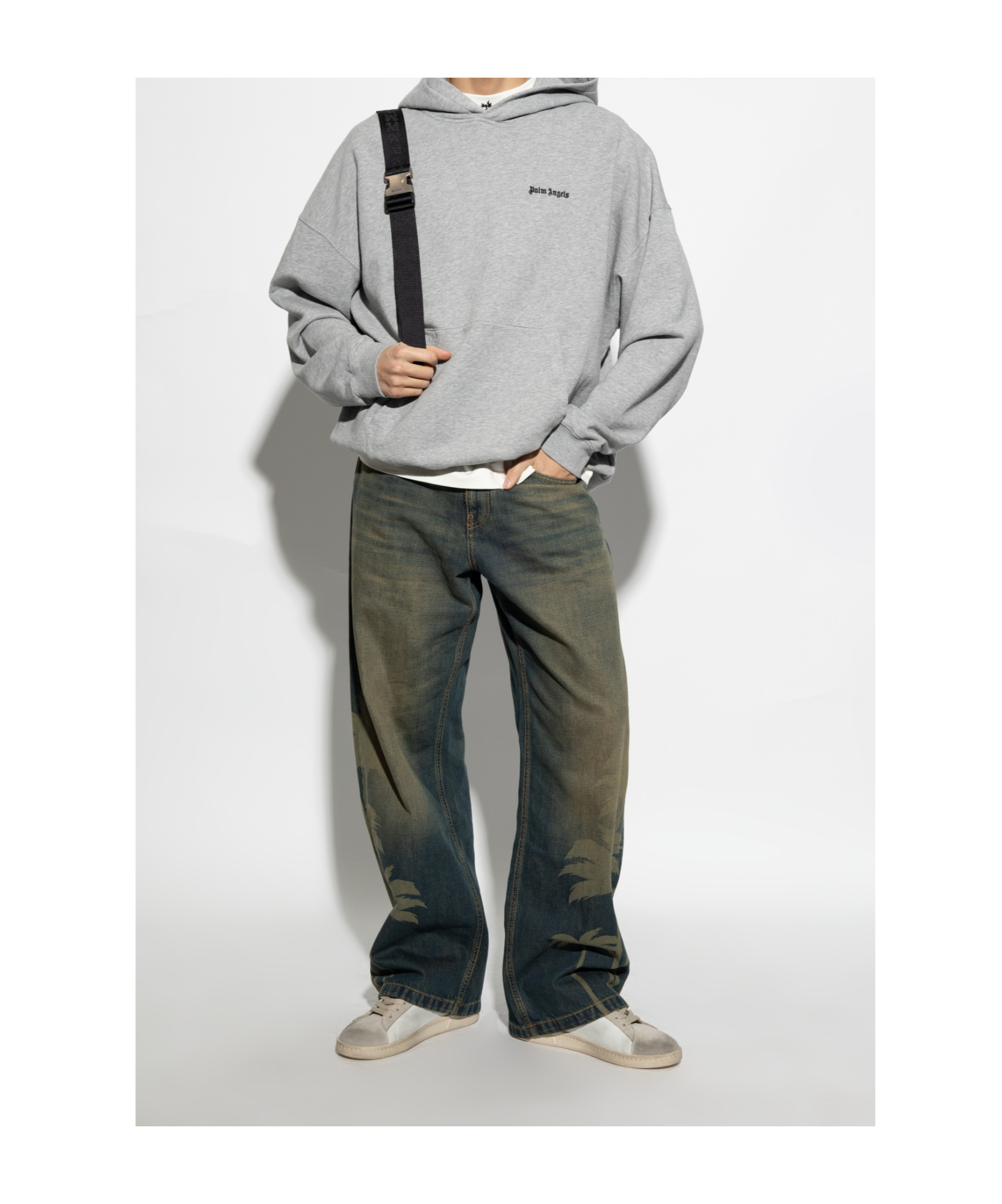 Dsquared2 Panelled Sneakers In Gray