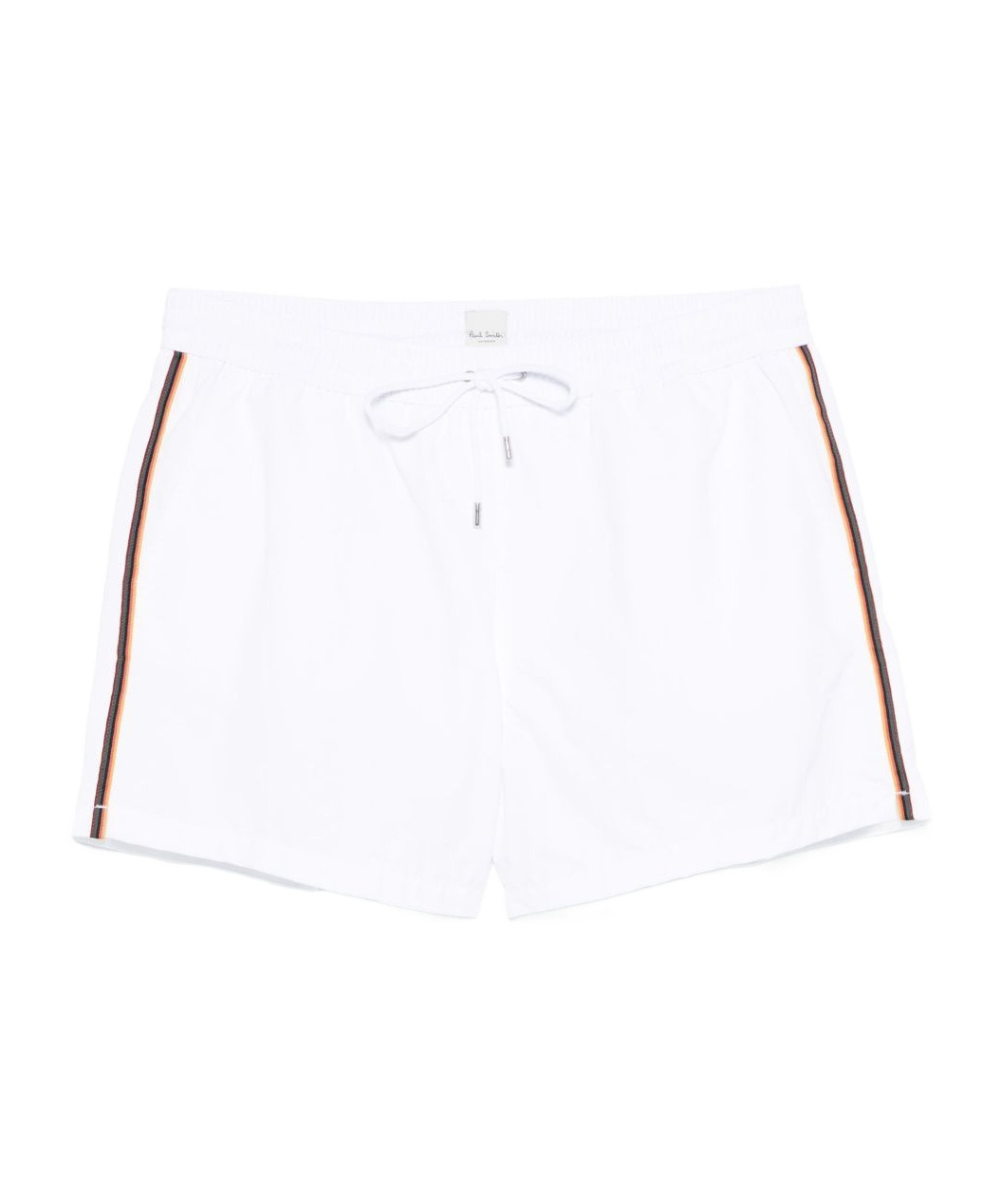 Paul Smith Artist Sripe Swim Shorts In White