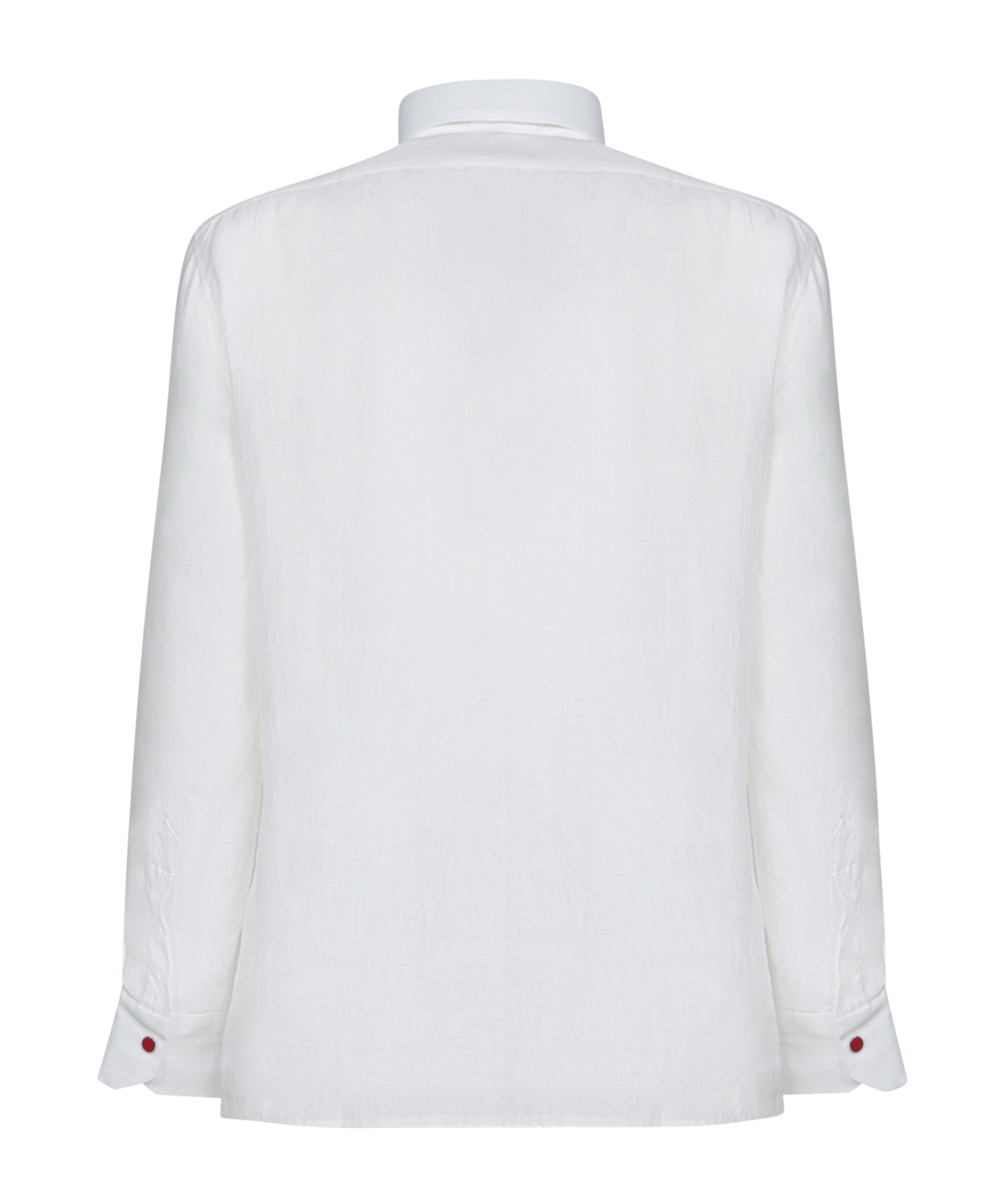 Shop Kiton Long-sleeved Shirt In White
