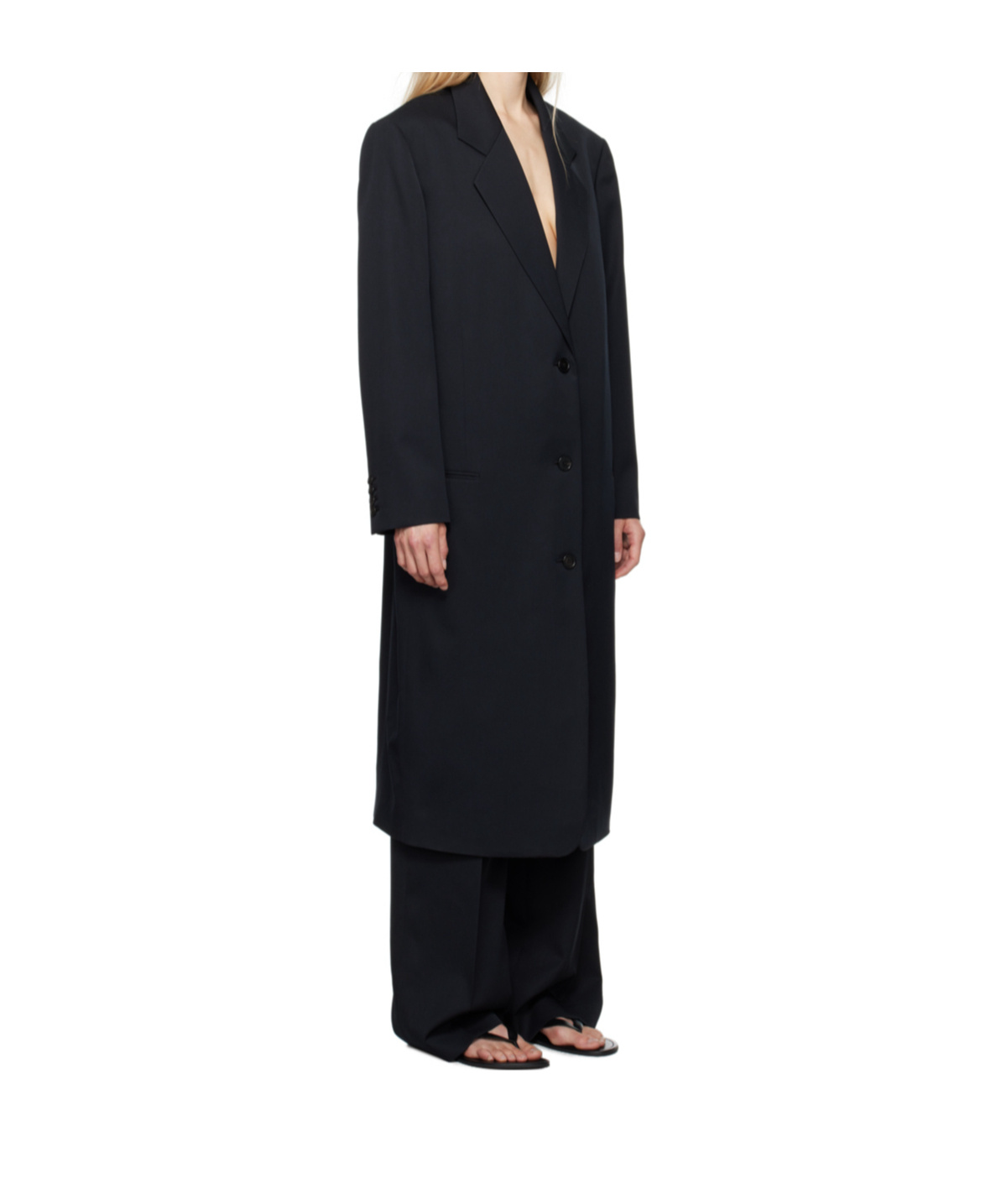 The Row Primat Coat In Black