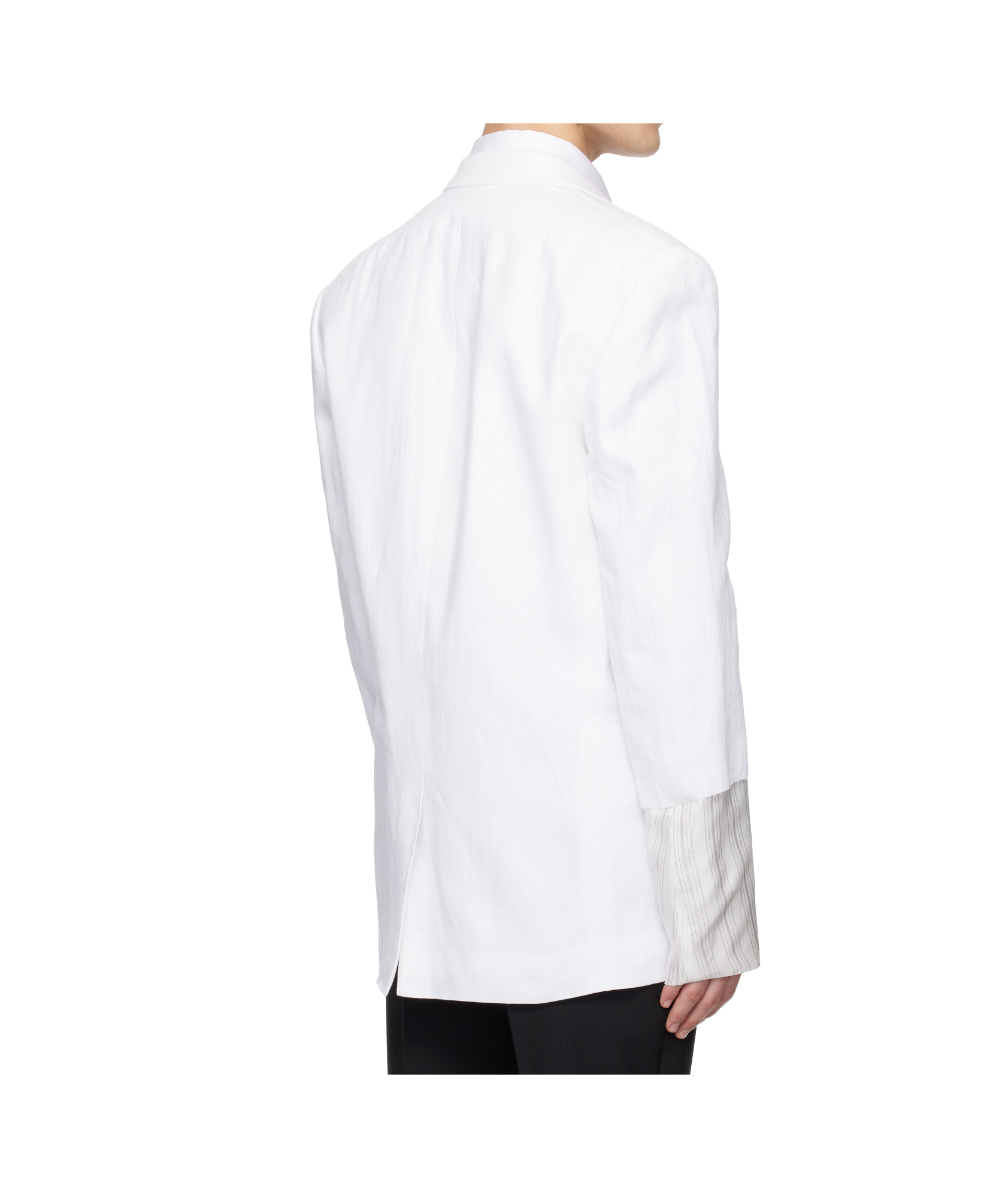 Moschino Cuff Details Blazer In White