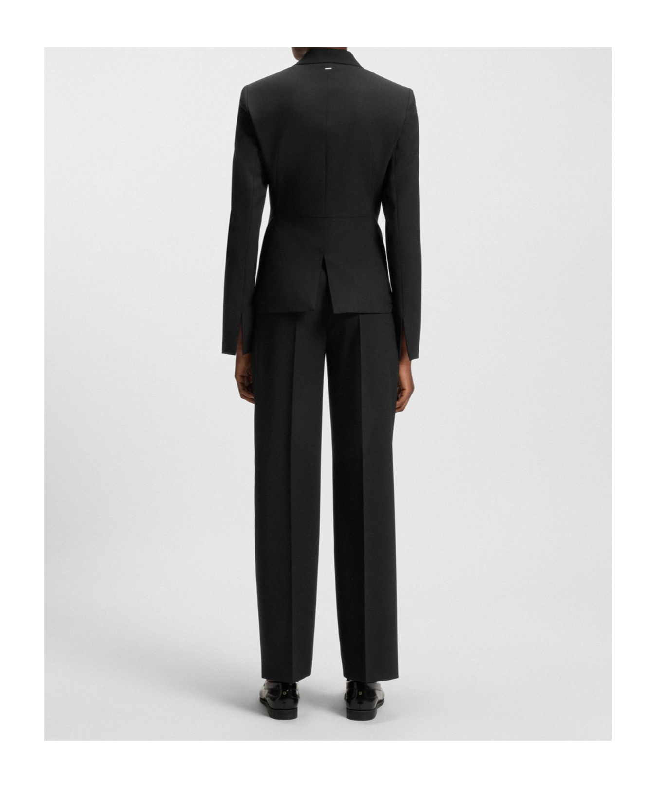 Hugo Boss Single-breasted Blazer In Black