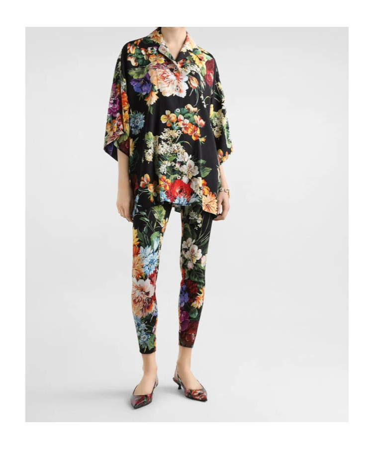 Dolce & Gabbana Floral-print Shirt In Multi