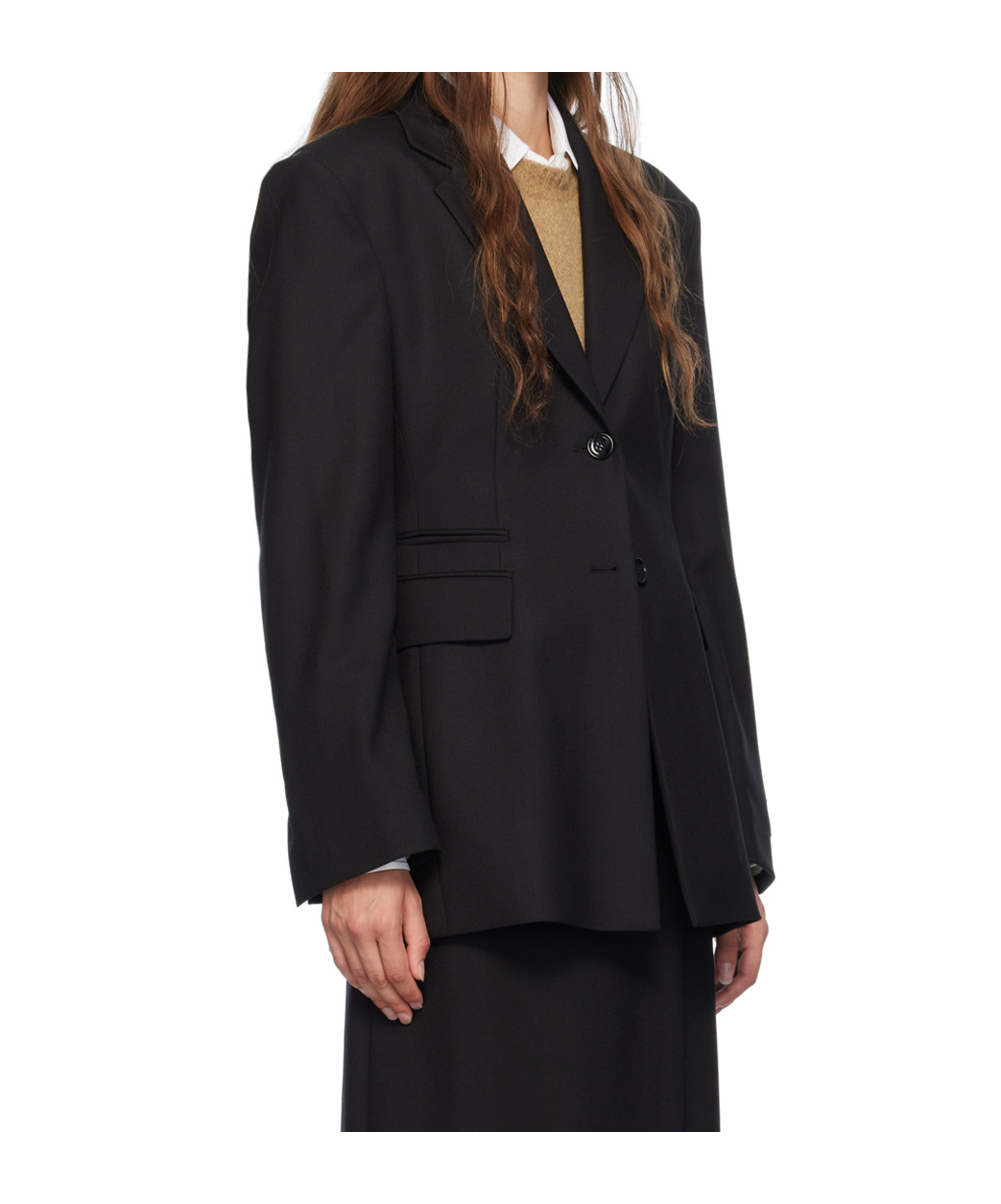 Hugo Boss Regular-fit Blazer In Pinstripe Stretch Material In Black