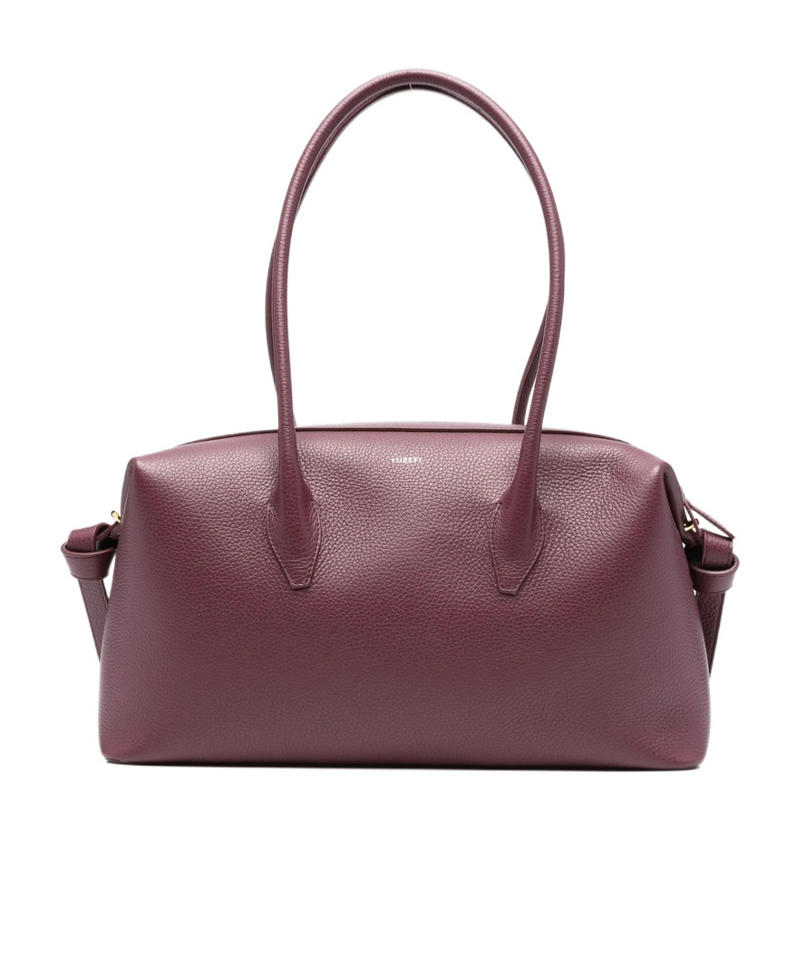 Yuzefi Double Handle Tote Bag In Burgundy