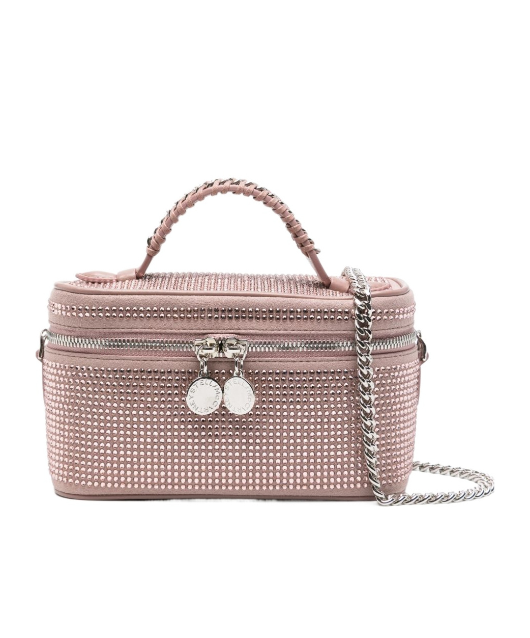 Stella Mccartney Zip-open Shoulder Bag In Nude