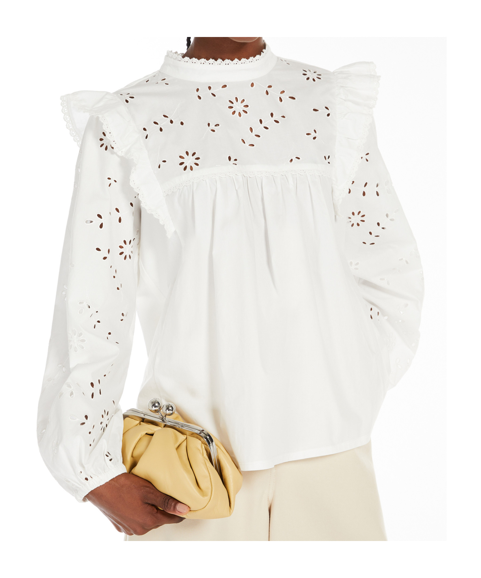 Weekend Max Mara Pasticcino Small Napa Purse In Nude