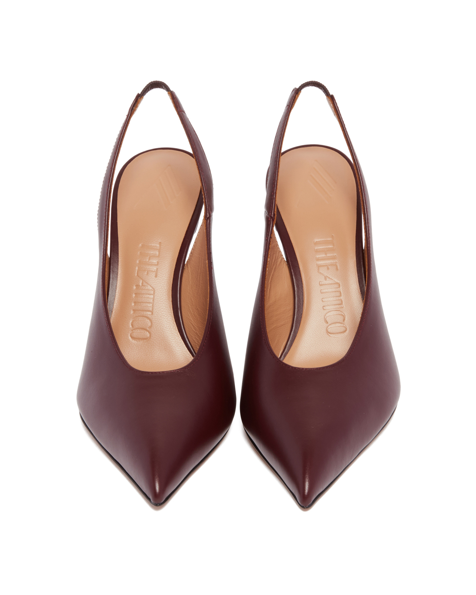 Attico Pointed High Heels In Red