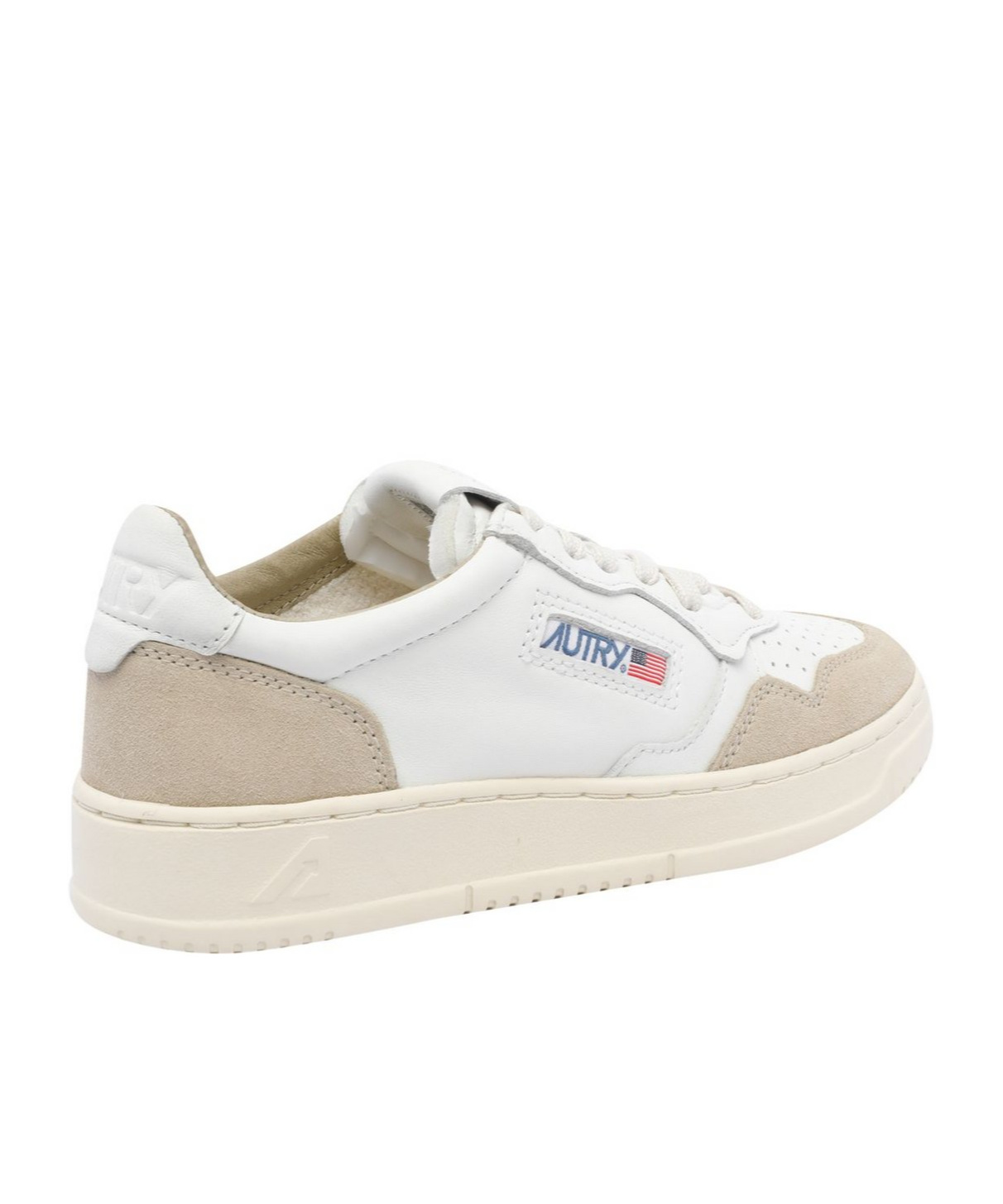 Autry Medalist Low Low-top Leather Sneakers In White
