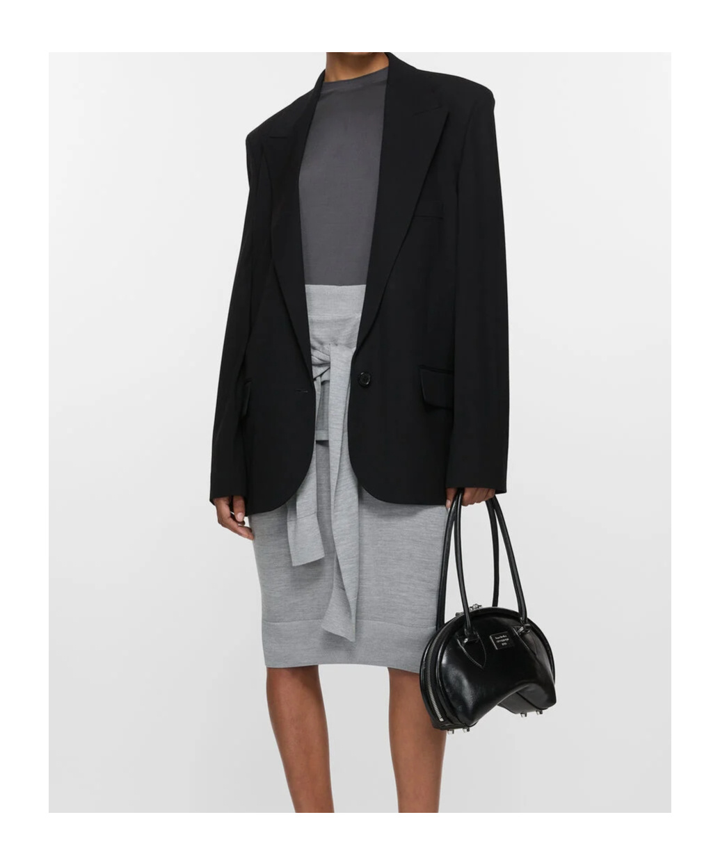Acne Studios Single-breasted Blazer In Black
