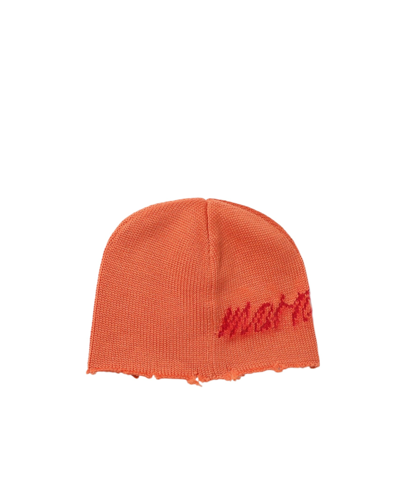 Shop Marni Intarsia-logo Beanie In Red