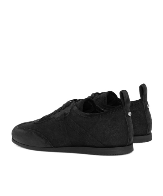 Ann Demeulemeester Black Siru Low-top Boxing Sneakers In Black