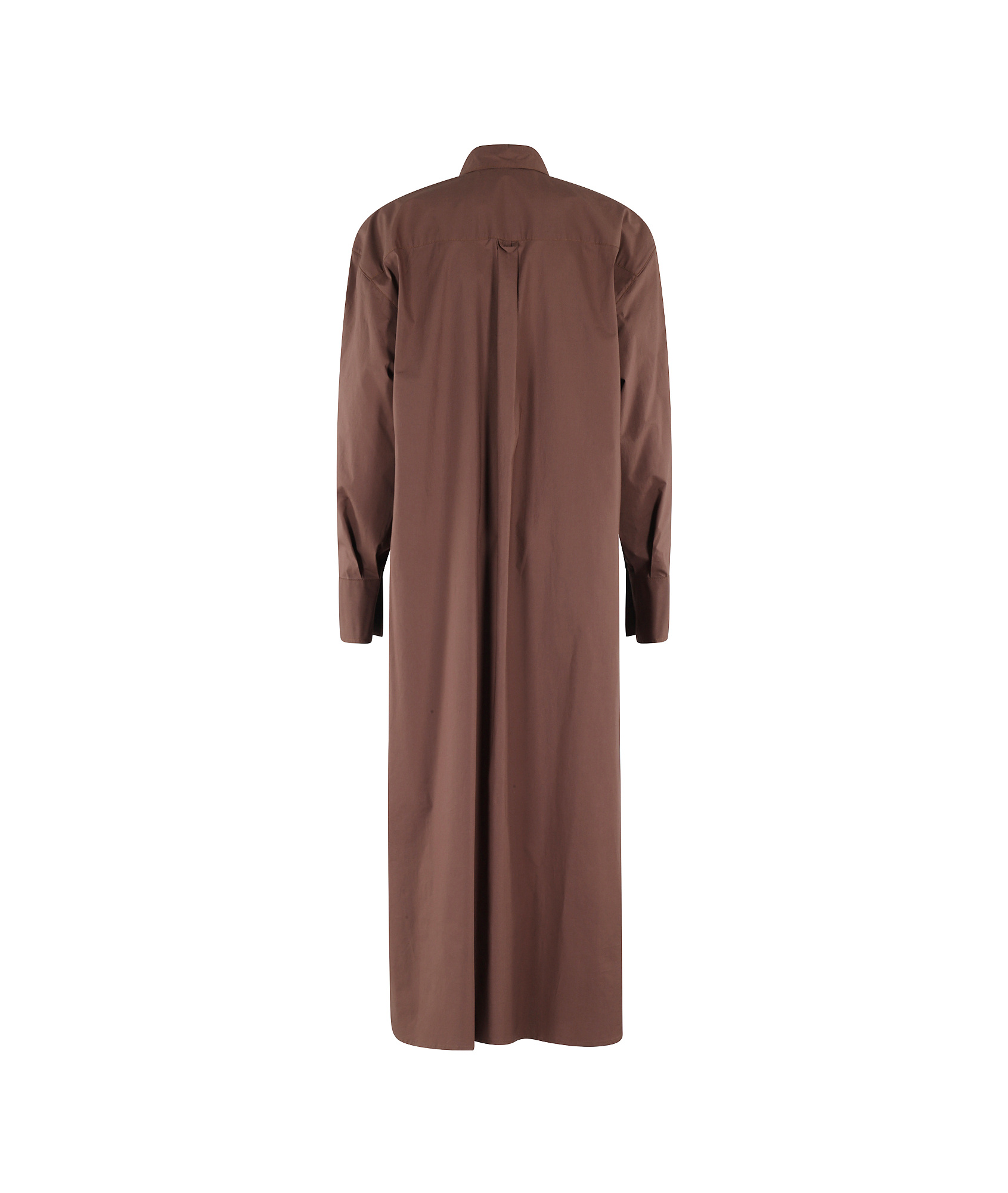 Shop Federica Tosi Poplin Shirt Maxi Dress In Red