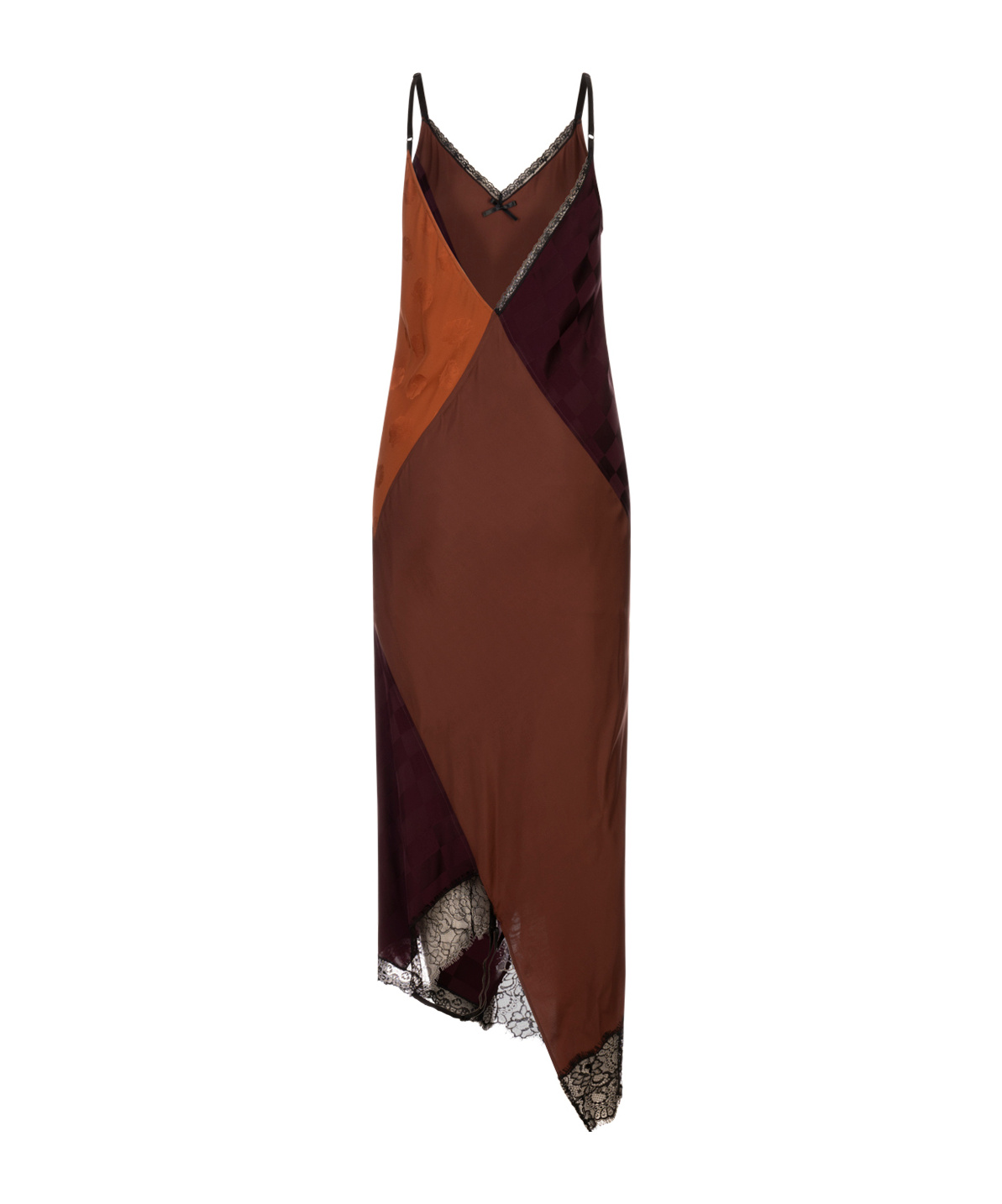 Moschino Shoulder Strap Dress In Multi