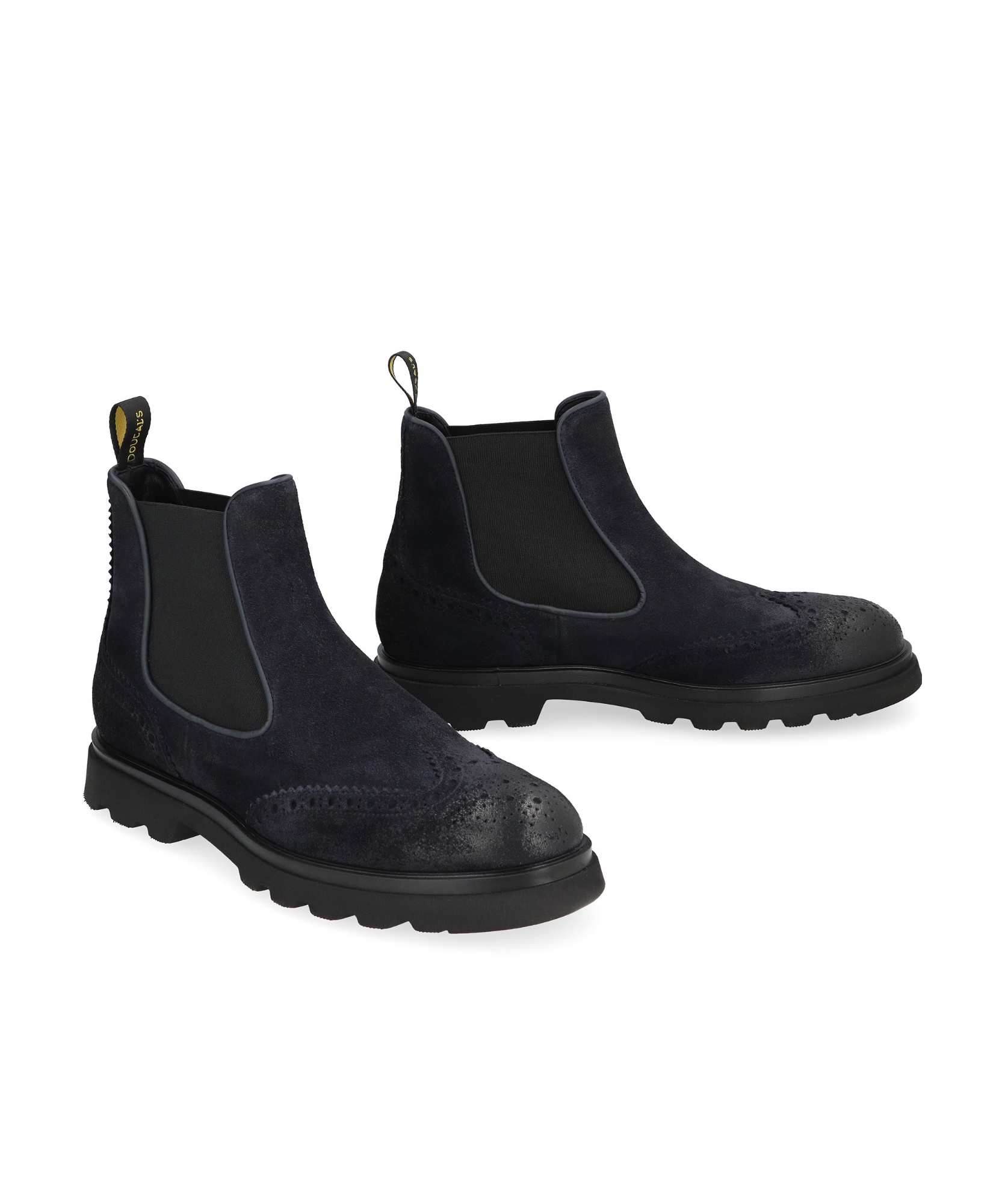Doucal's Man Ankle Boots Black Size 12 Leather In Black