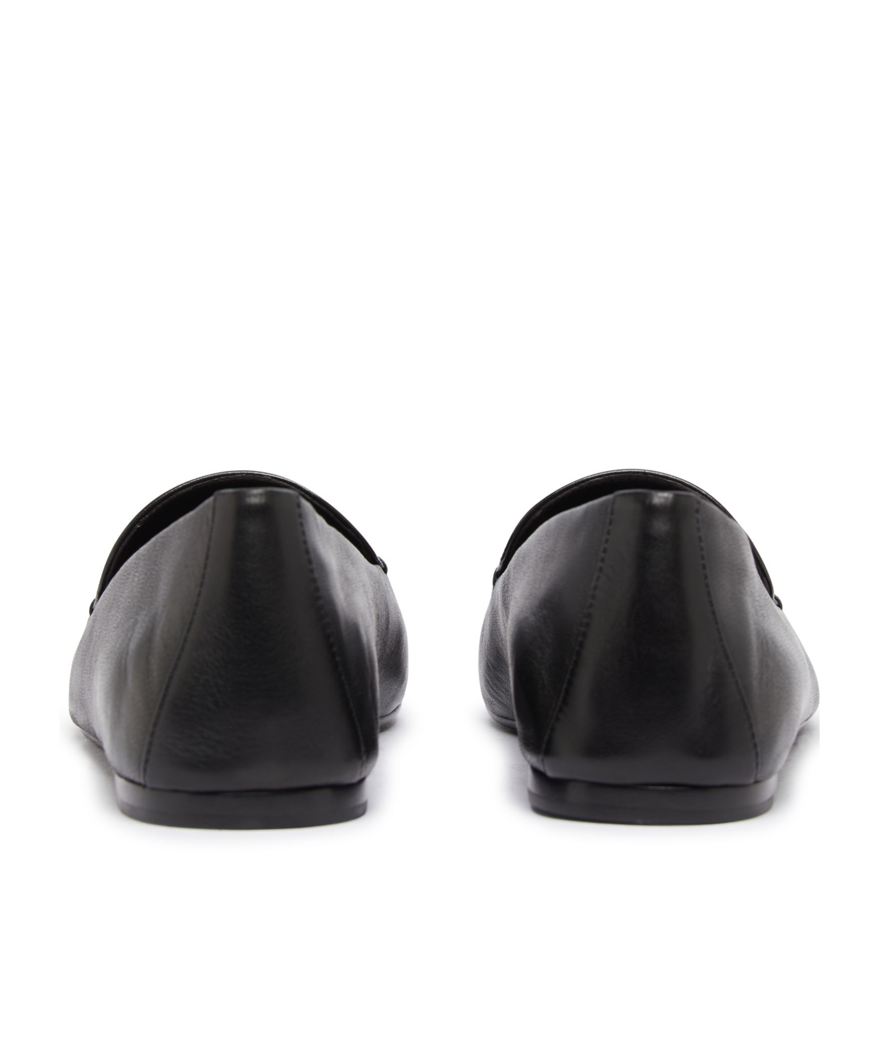 Khaite Black Nappa Leather Monroe Loafers In Black