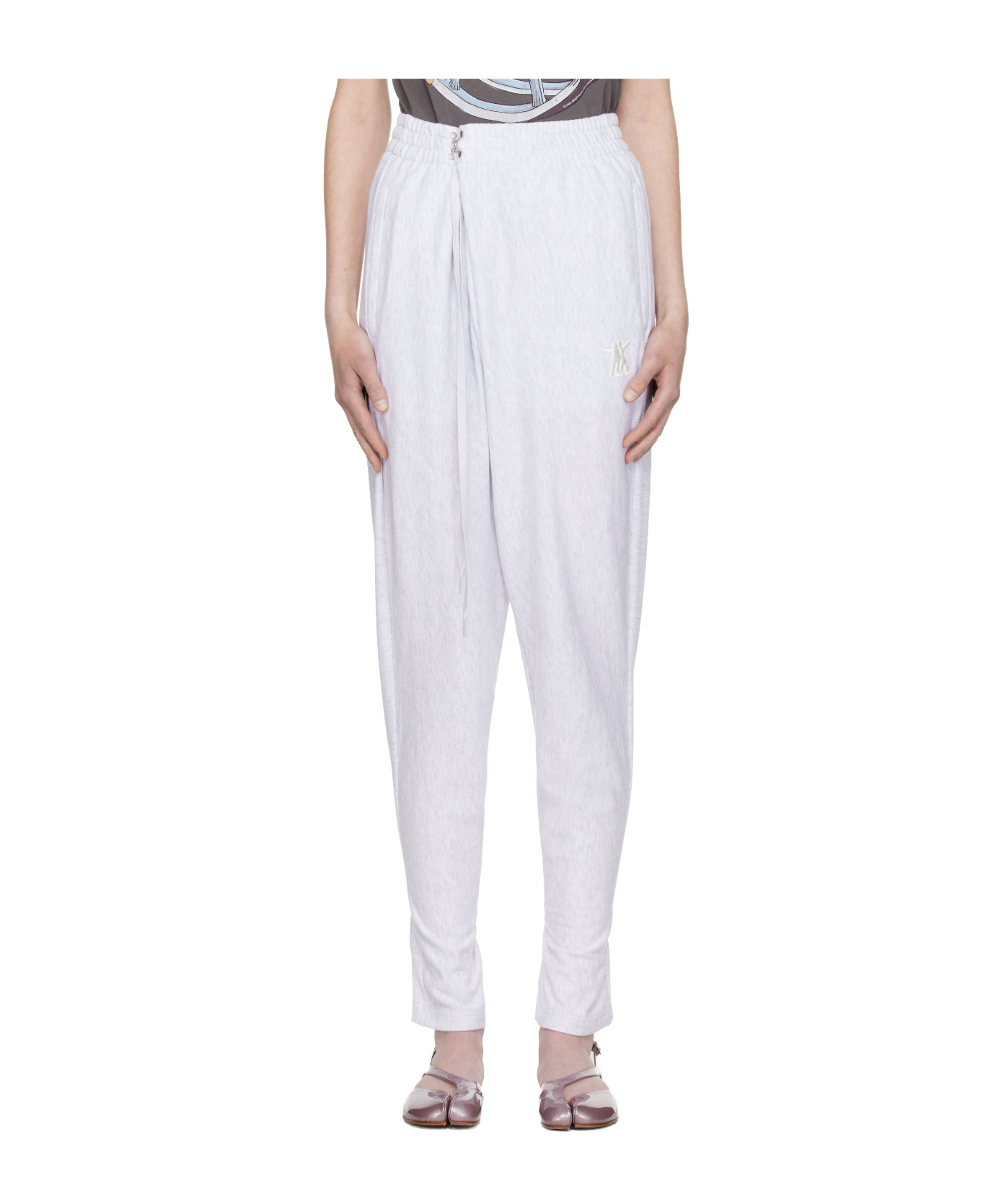 Open Yy Convertible Sweatpants In White
