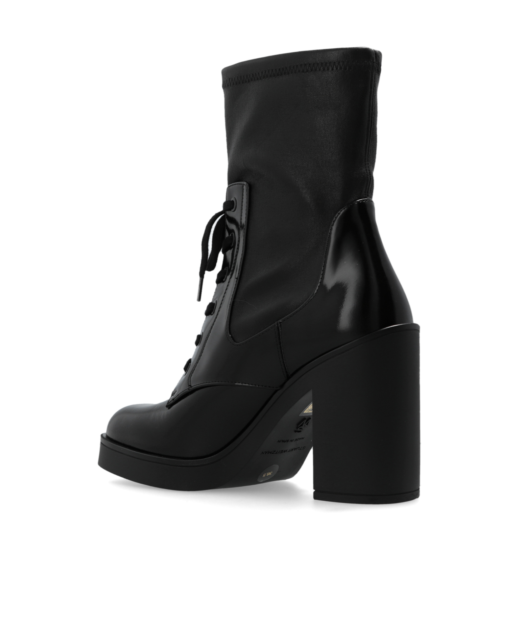 Stuart Weitzman Everitt Heeled Ankle Boots In Black