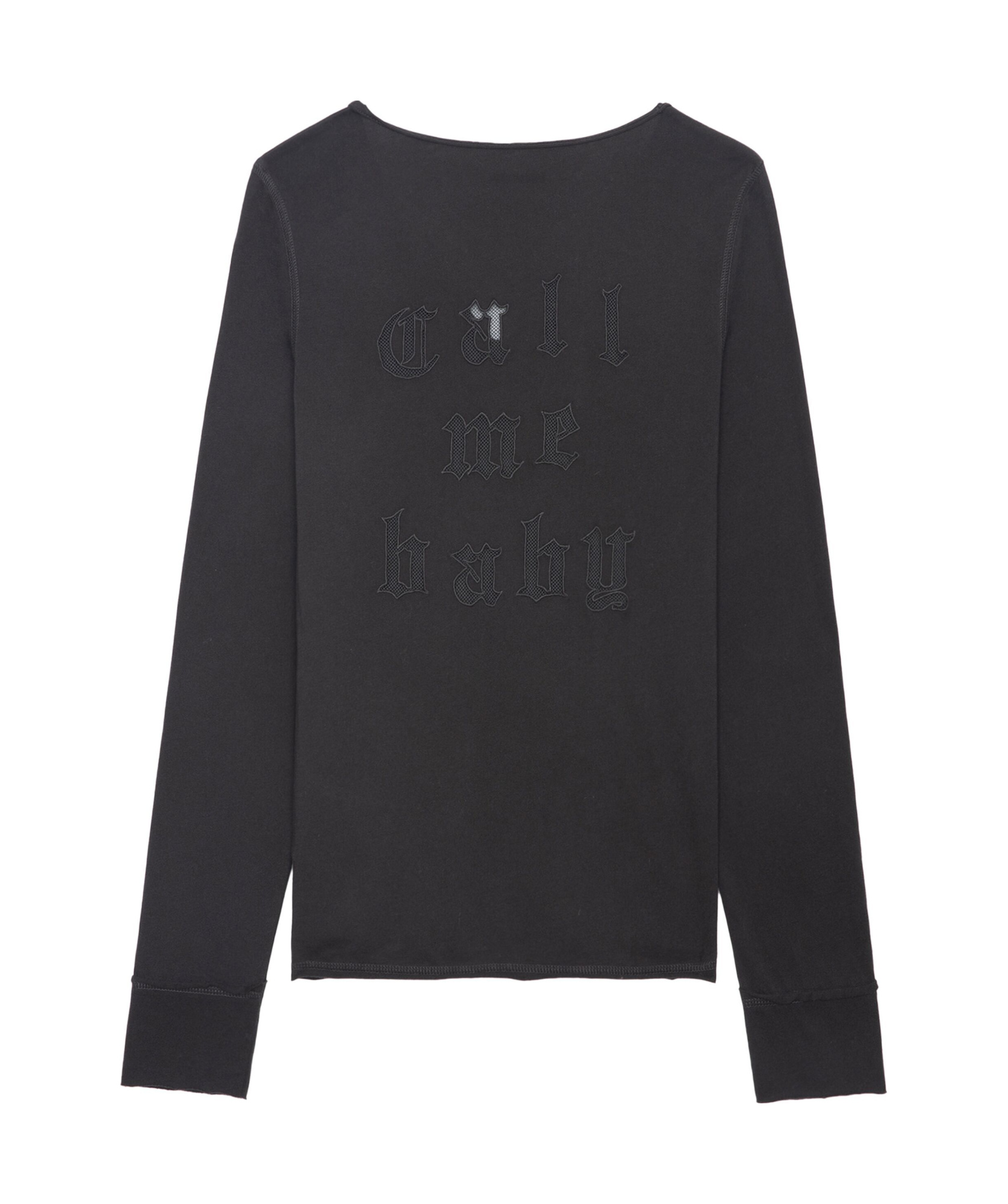 Zadig & Voltaire Fishnet T-shirt In Black