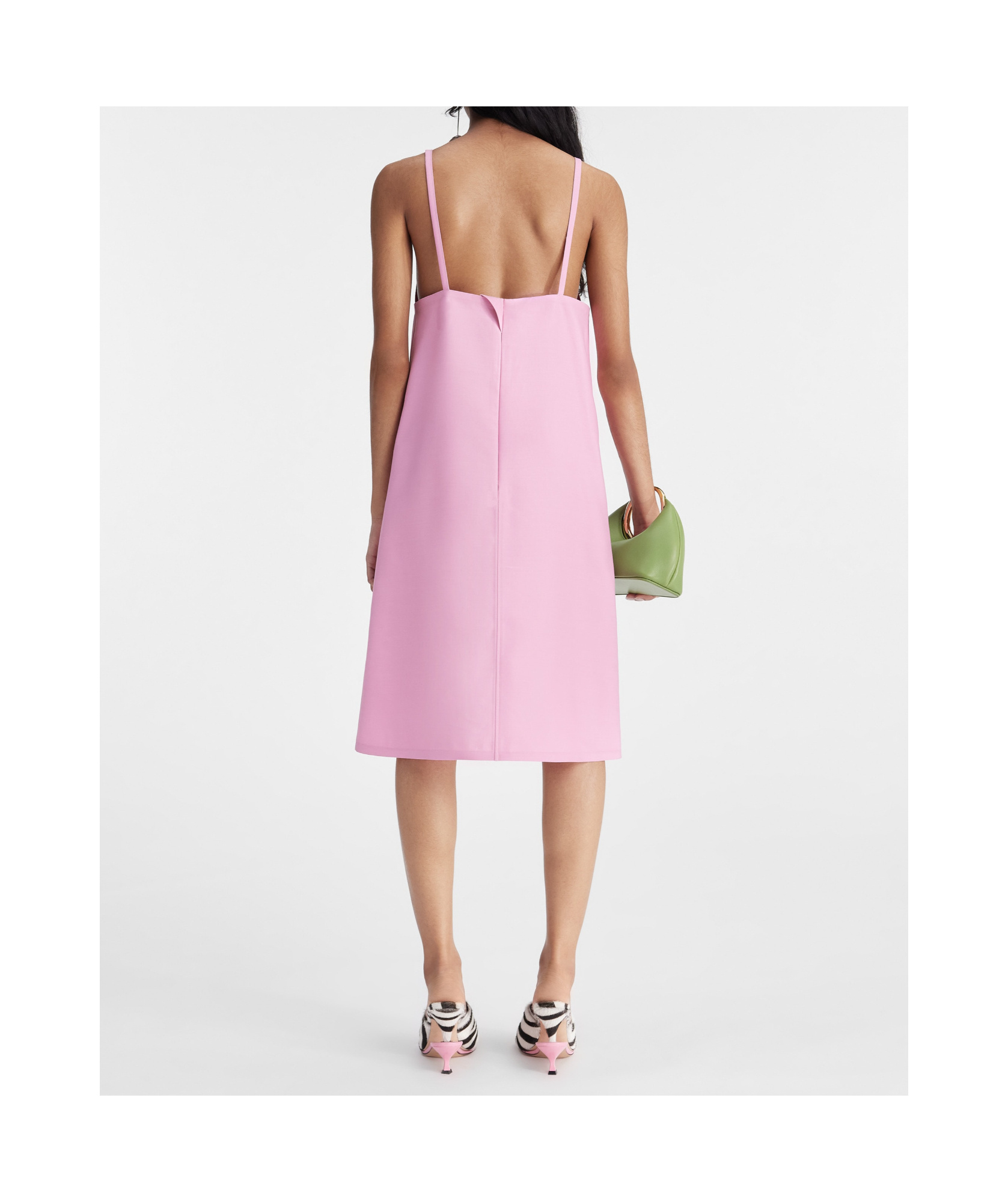 Jacquemus Slip Dress Featuring Dart Detailing In Pink