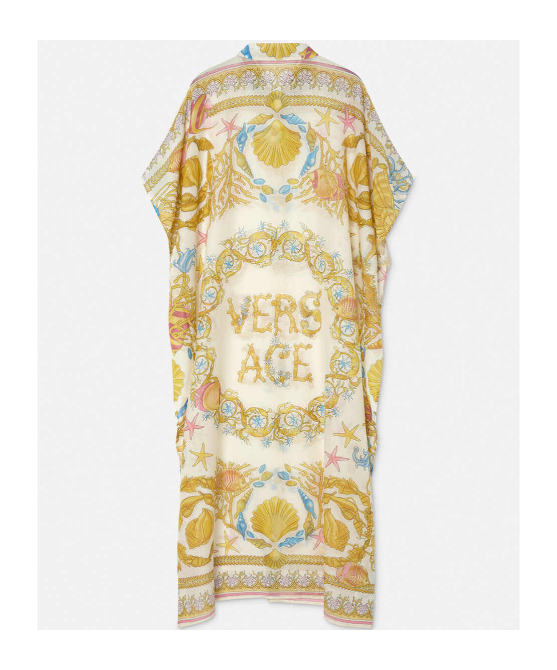 Versace Underwater Barocco Print Cover-up Dress