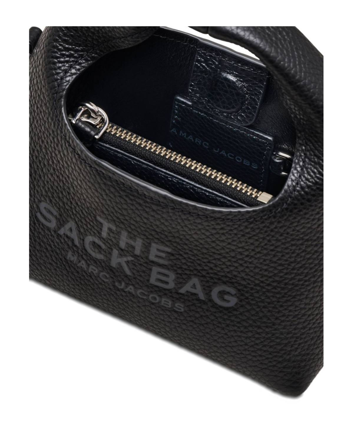 Marc Jacobs The Micro Crossbody Sack Bag In Black