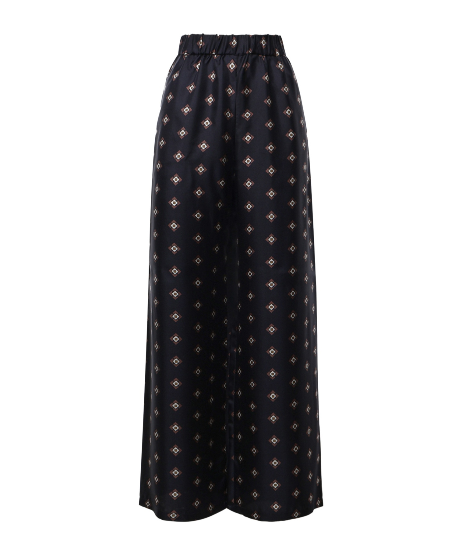 Max Mara Elastic Waist Casual Pants In Black
