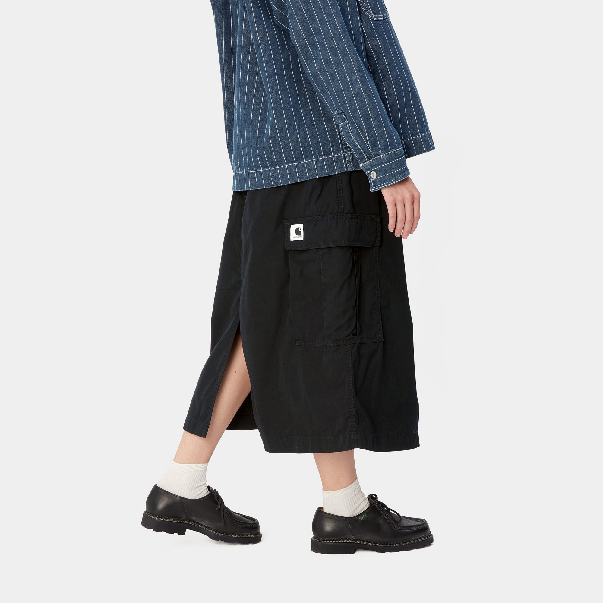 Carhartt Jet Cargo Skirt In Black