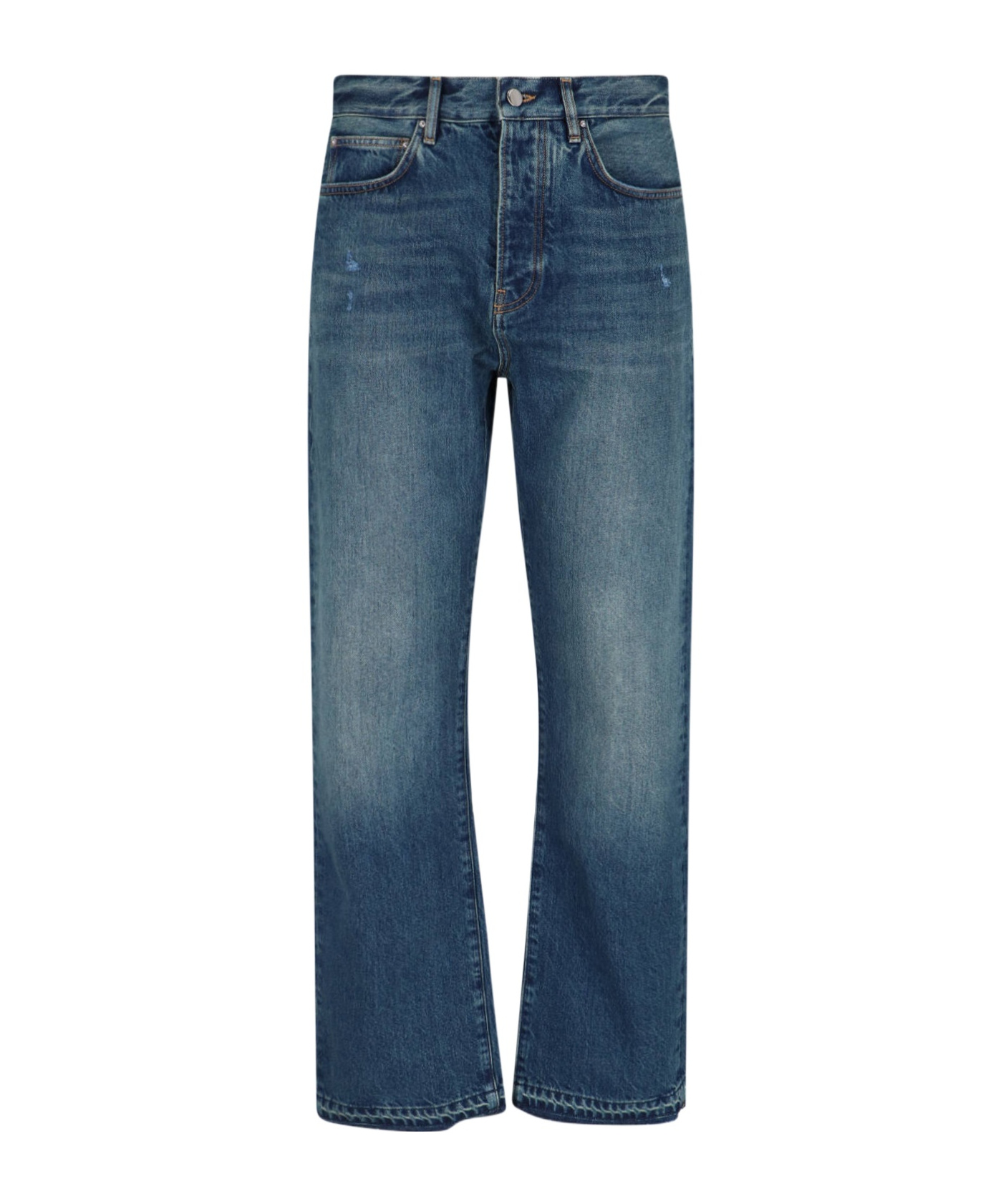 Amiri Jeans With Belt Loops In Blue