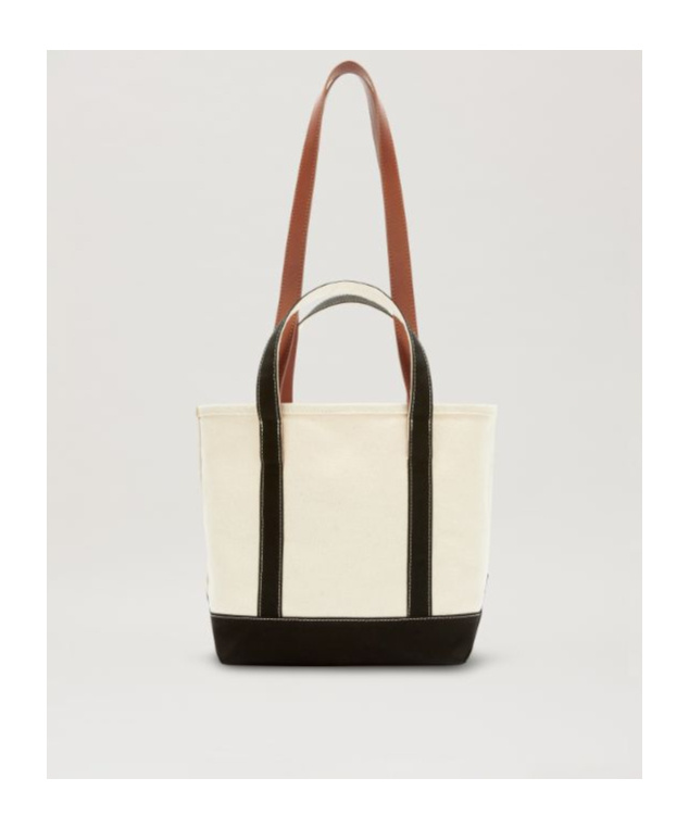 Palm Angels Logo Shopping Bag In White