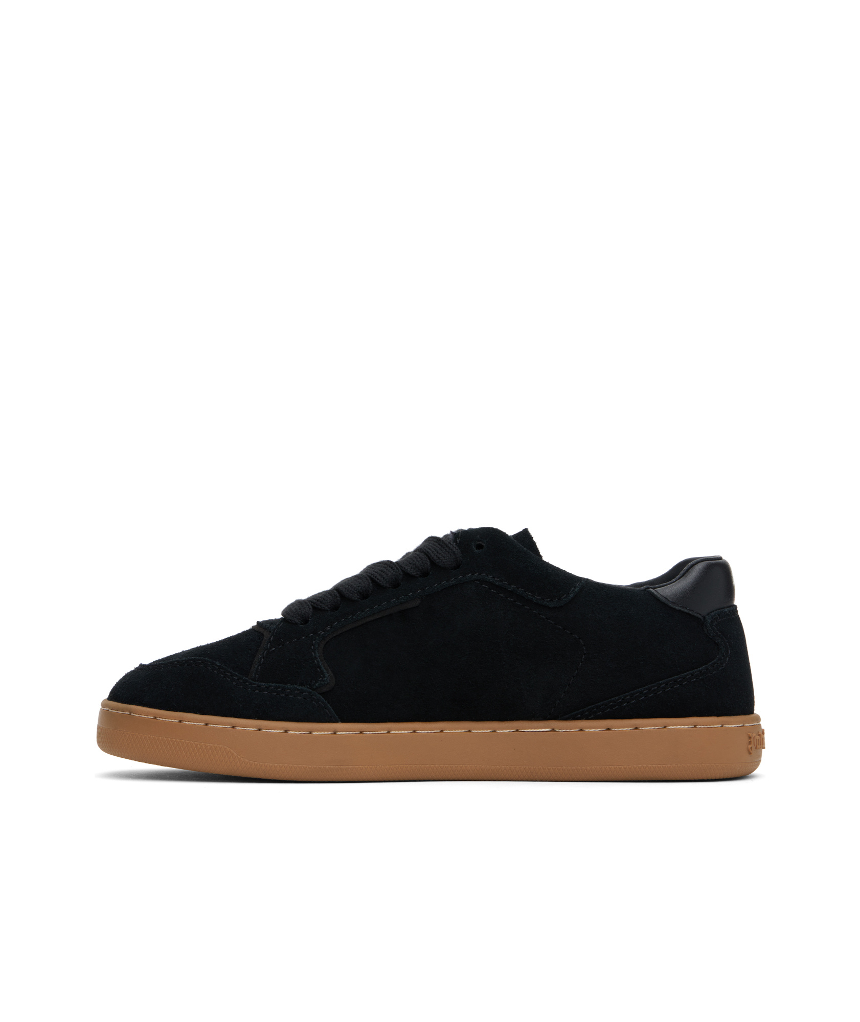Palm Angels Lace-up Low-top Sneakers In Black