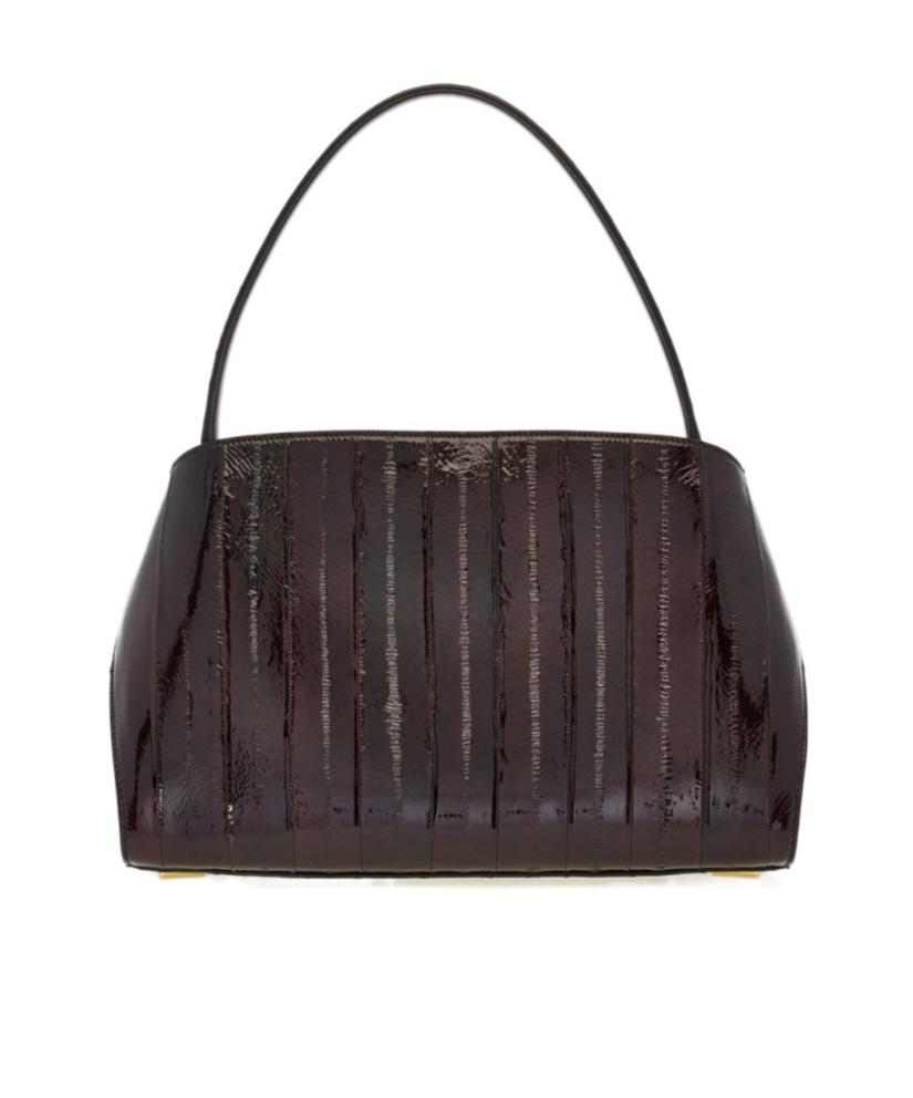 Ferragamo Hug Soft Shoulder Bag In Burgundy