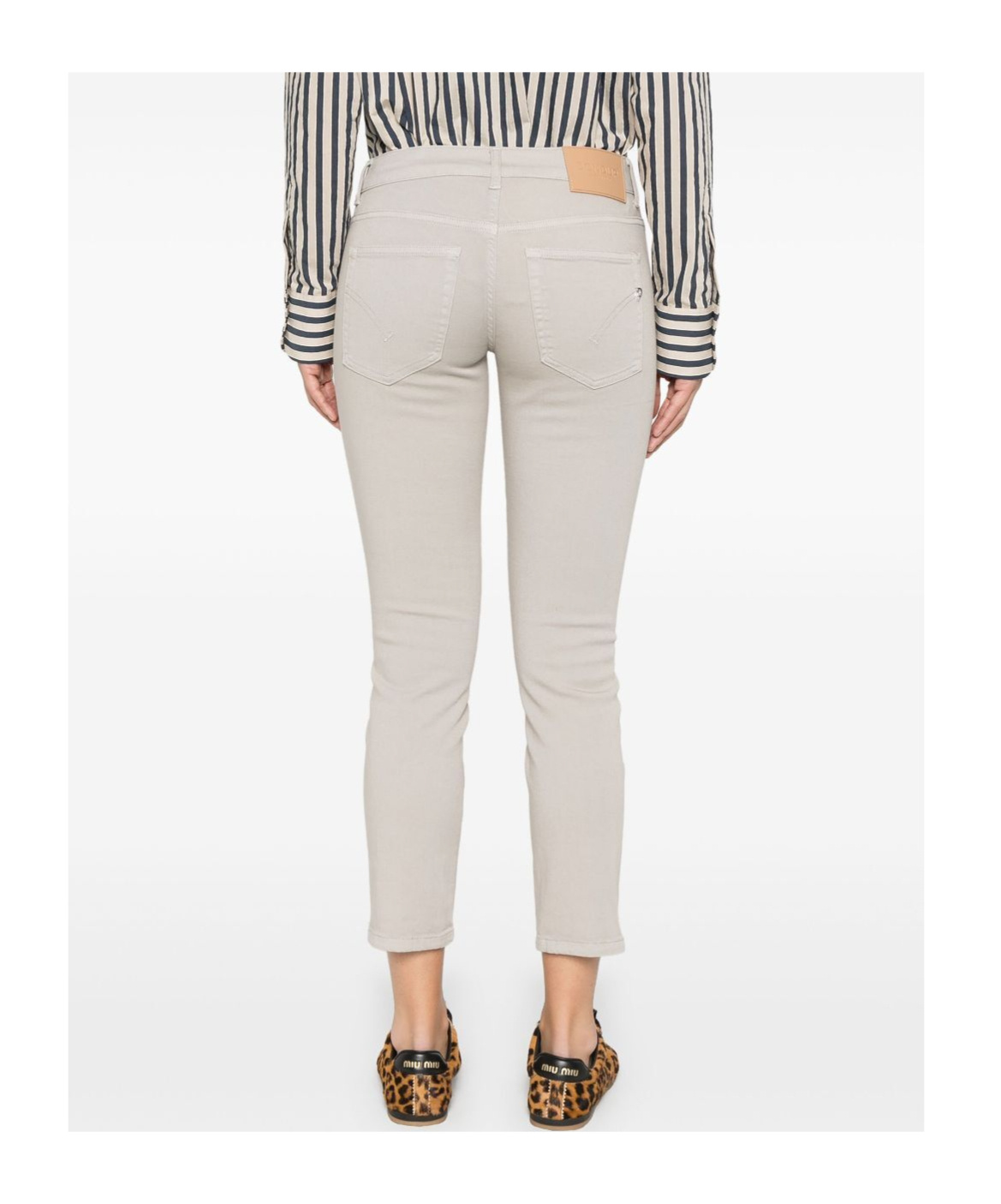 Dondup Belt-loop Jeans In Pink
