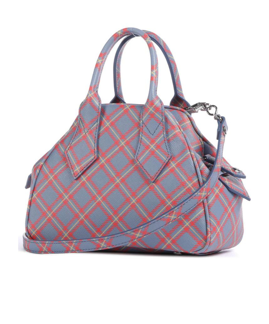 Vivienne Westwood Yasmine Saffiano Printed Small Crossbody Bag In Multicolor