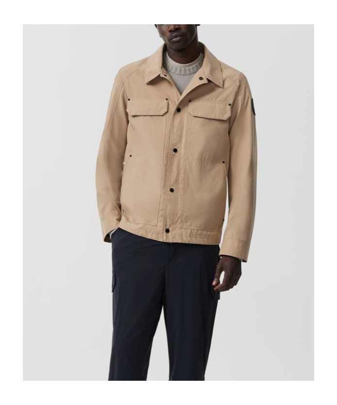 Canada Goose Burnaby Tech Fabric Jacket For Men In Nude