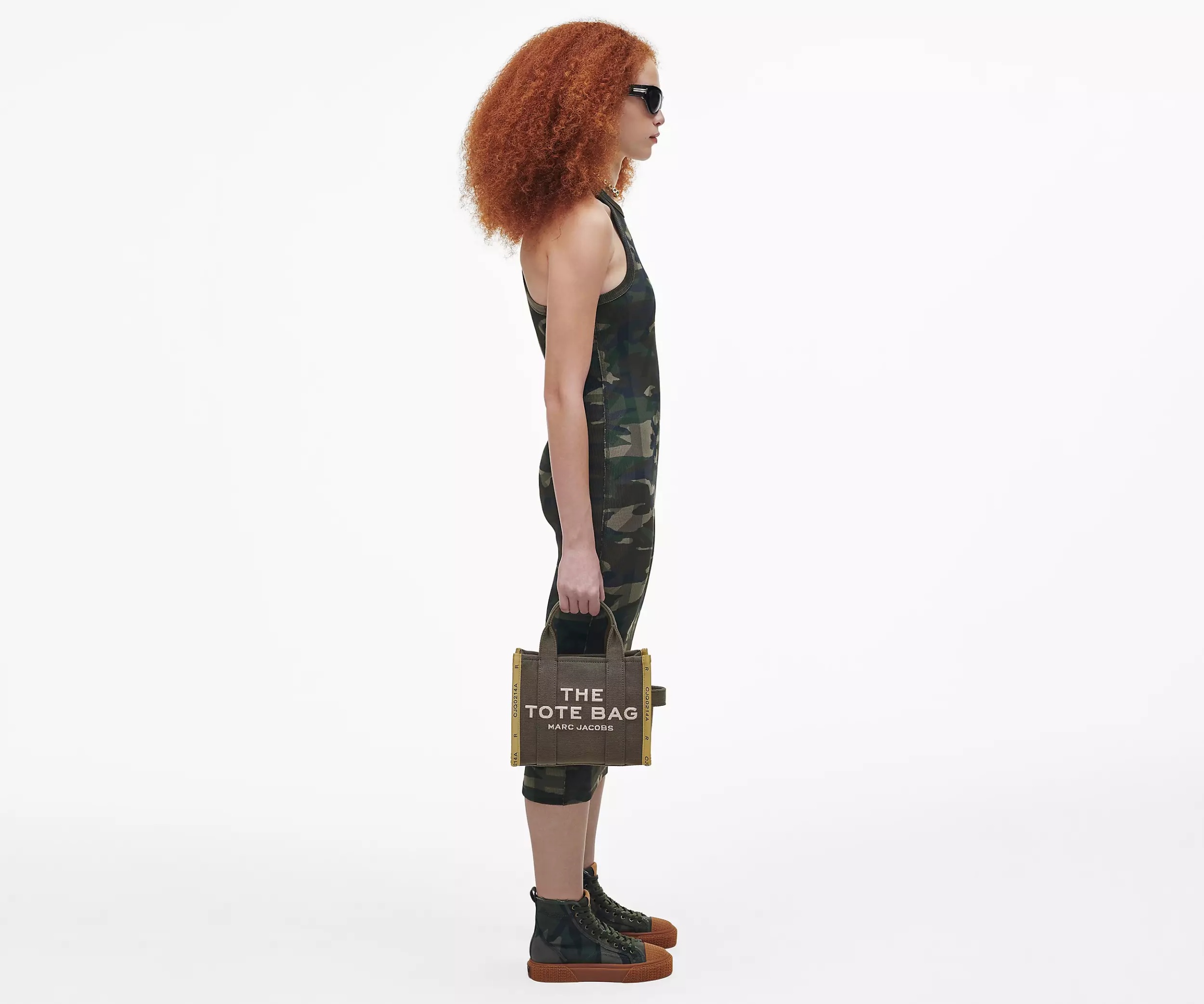 Marc Jacobs The Jacquard Small Tote Bags In Black