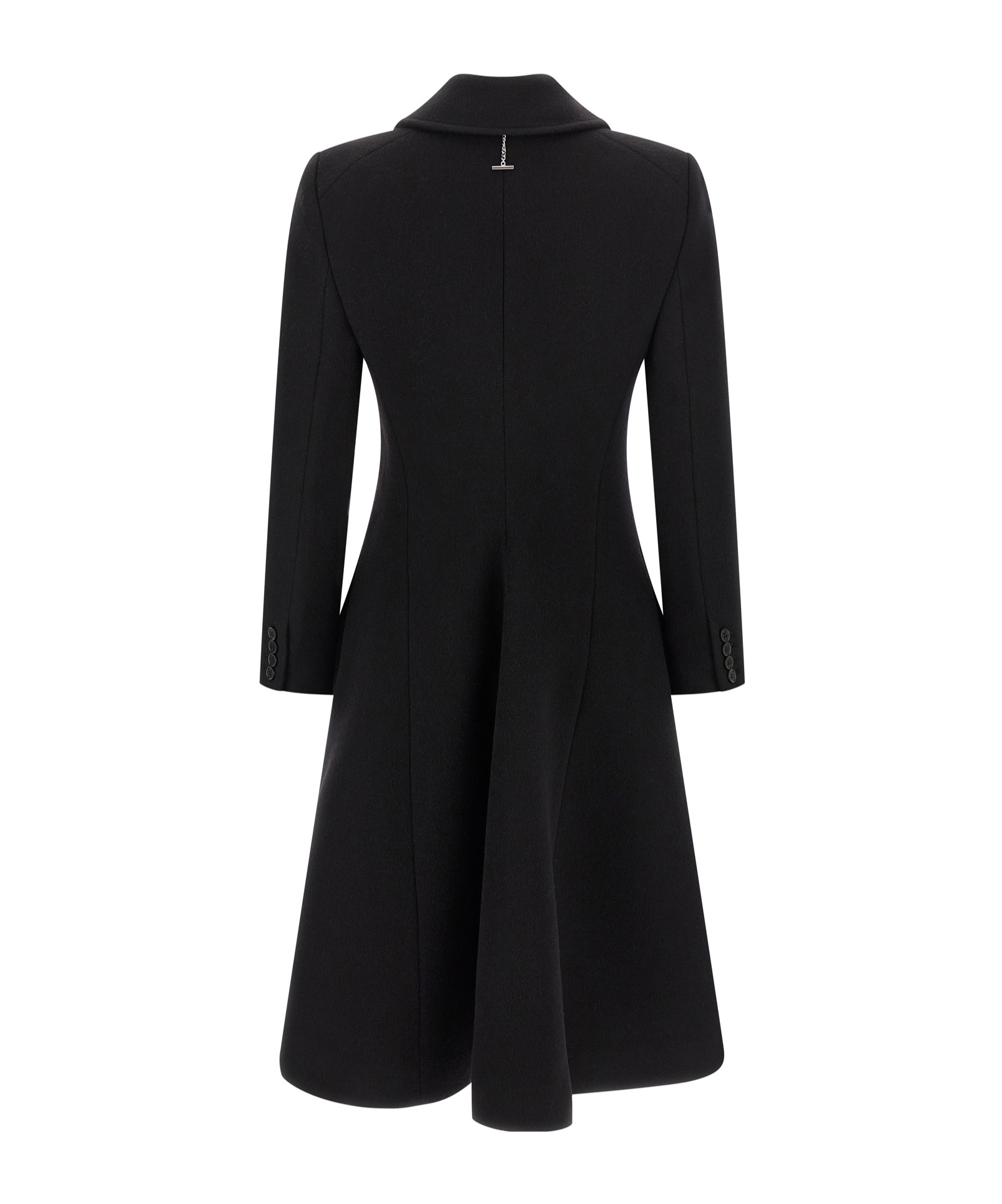 Alexander Mcqueen Wool And Cashmere Coat In Black