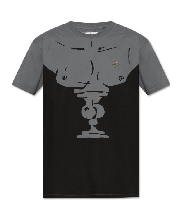 Vivienne Westwood Graphic-print Cotton T-shirt In Black