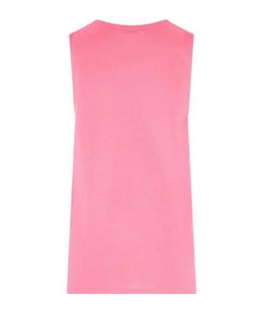 Miu Miu Crew Neck Vest In Pink