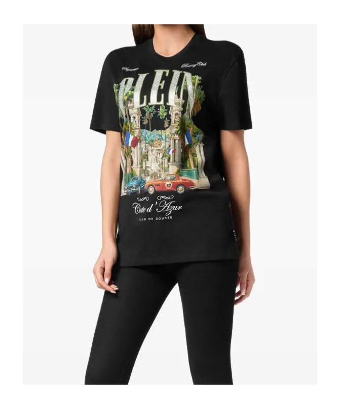 Shop Philipp Plein Sexy Pure Vintage Racing T-shirt
