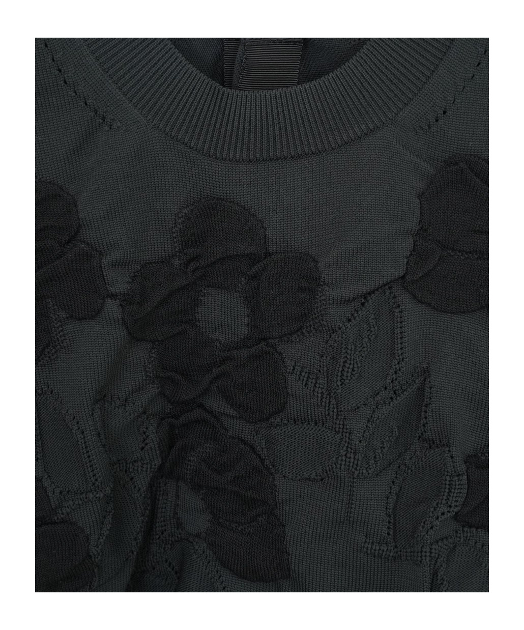 Comme Des Garçons Long-sleeved Sweater In Gray