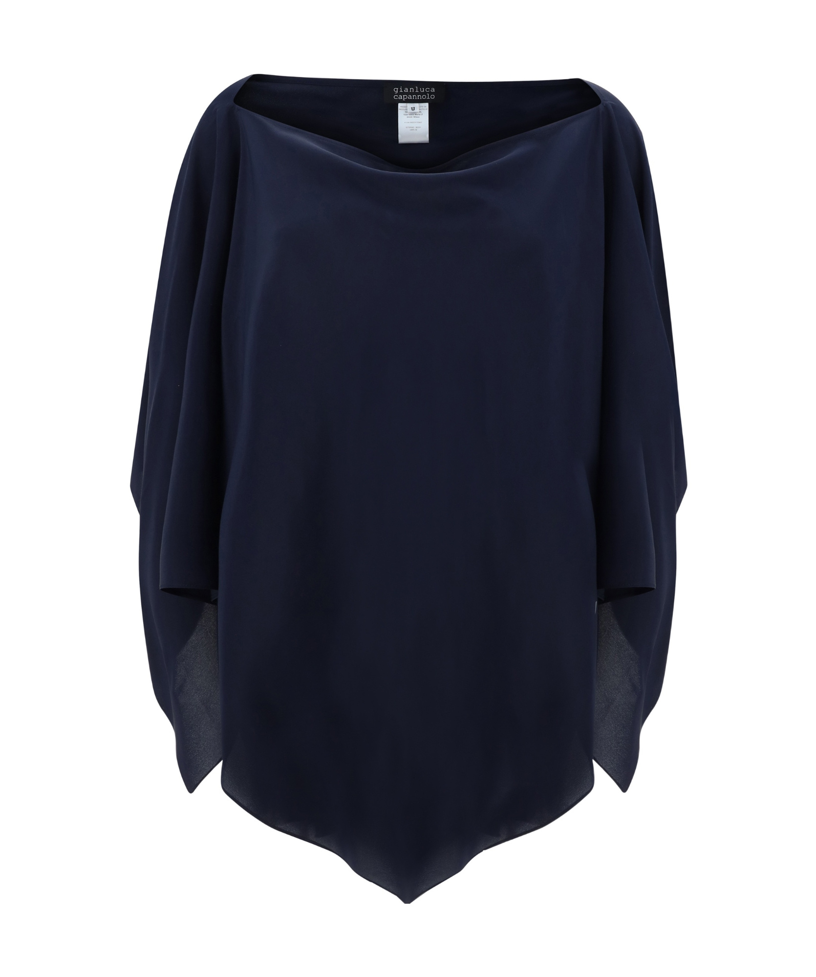 Gianluca Capannolo Draped Blouse In Black