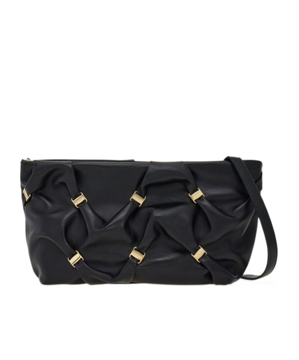 Ferragamo Mini Shoulder Bag In Black