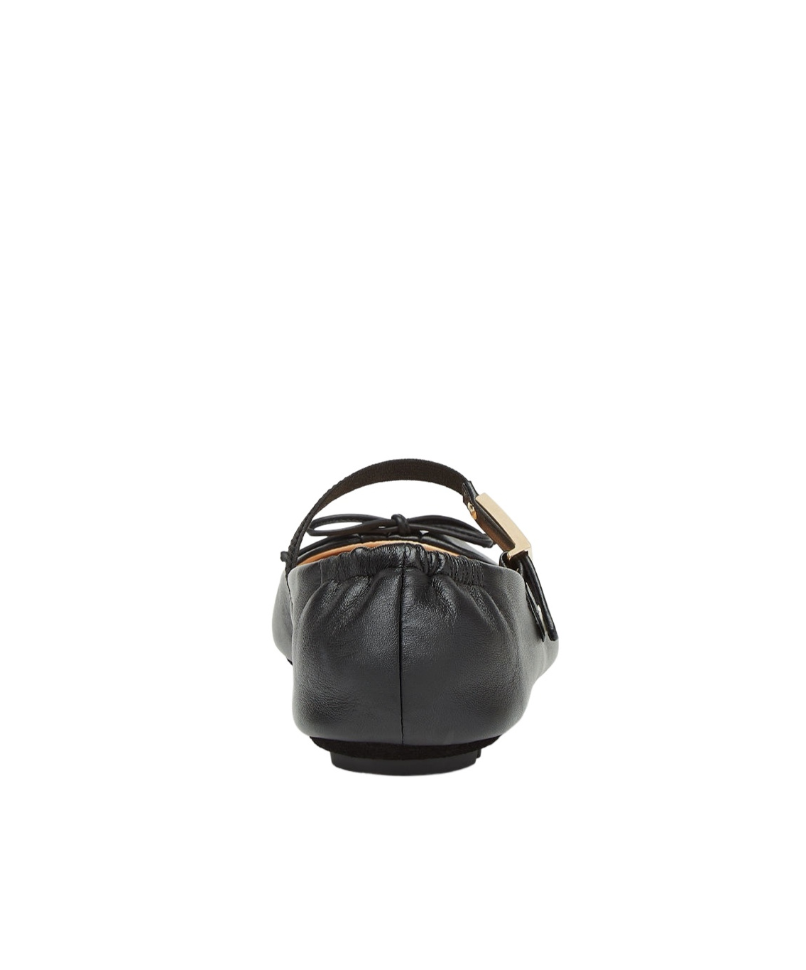 Fendi Ballerina With Ff Baguette Pattern In Black