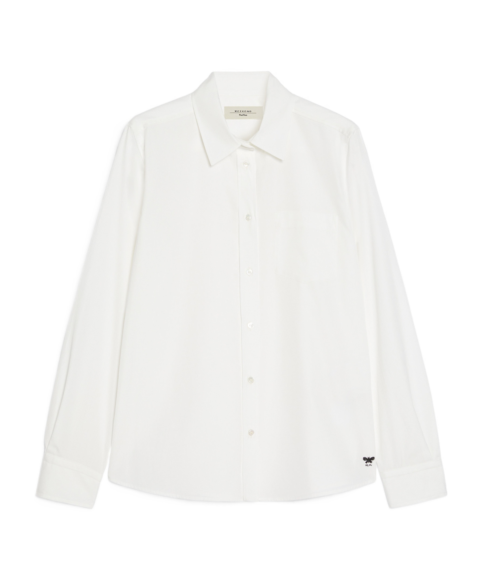 Weekend Max Mara Long-sleeved Shirt In White